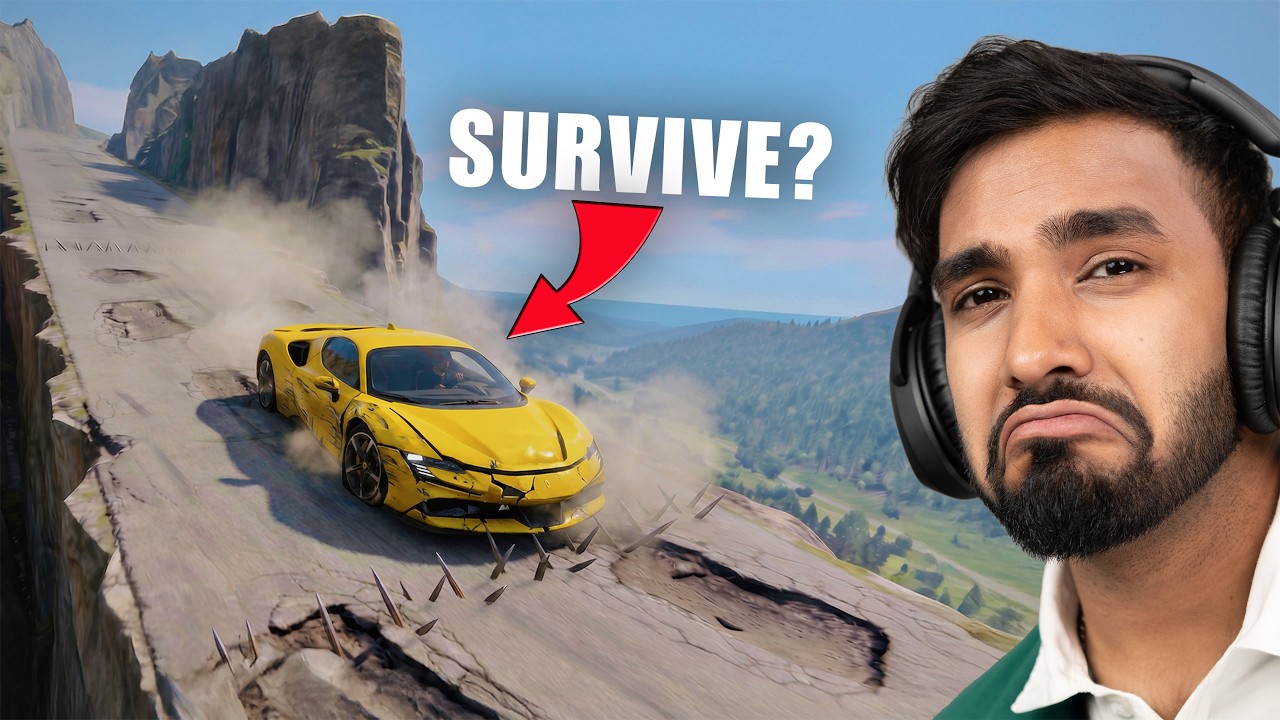 CARS VS EXTREME DOWNHILL