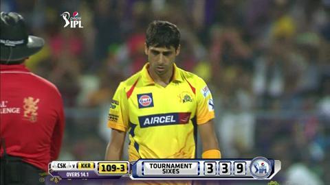 M30: KKR vs CSK – Robin Uthappa Six