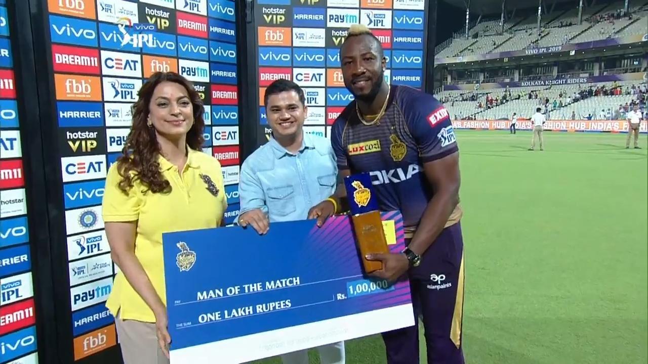 M06: KKR vs KXIP – Man of the Match – Andre Russell