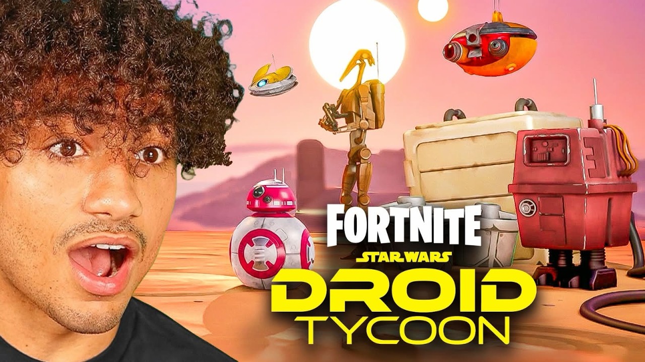 FORTNITE Star Wars Droid Tycoon W/ Kreekcraft #epicpartner #fortnite @fortnite