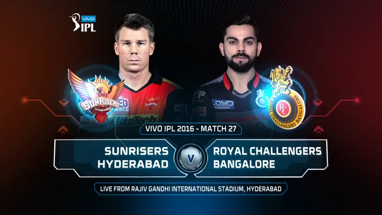 IPL 2016 M27: SRH vs RCB – Match Highlights background