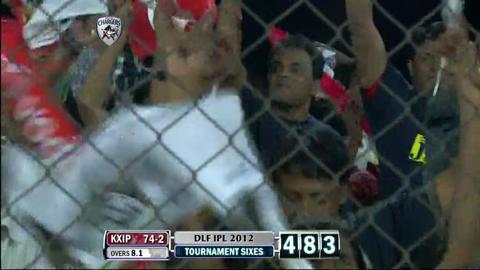 Match 53 DC vs KXIP – Hussey's Six background