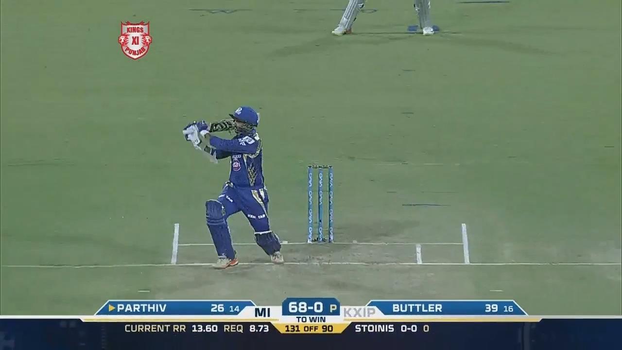 M22: KXIP vs MI – Parthiv Patel Six