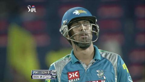 M42: PWI vs CSK – Rahul Sharma Wicket background