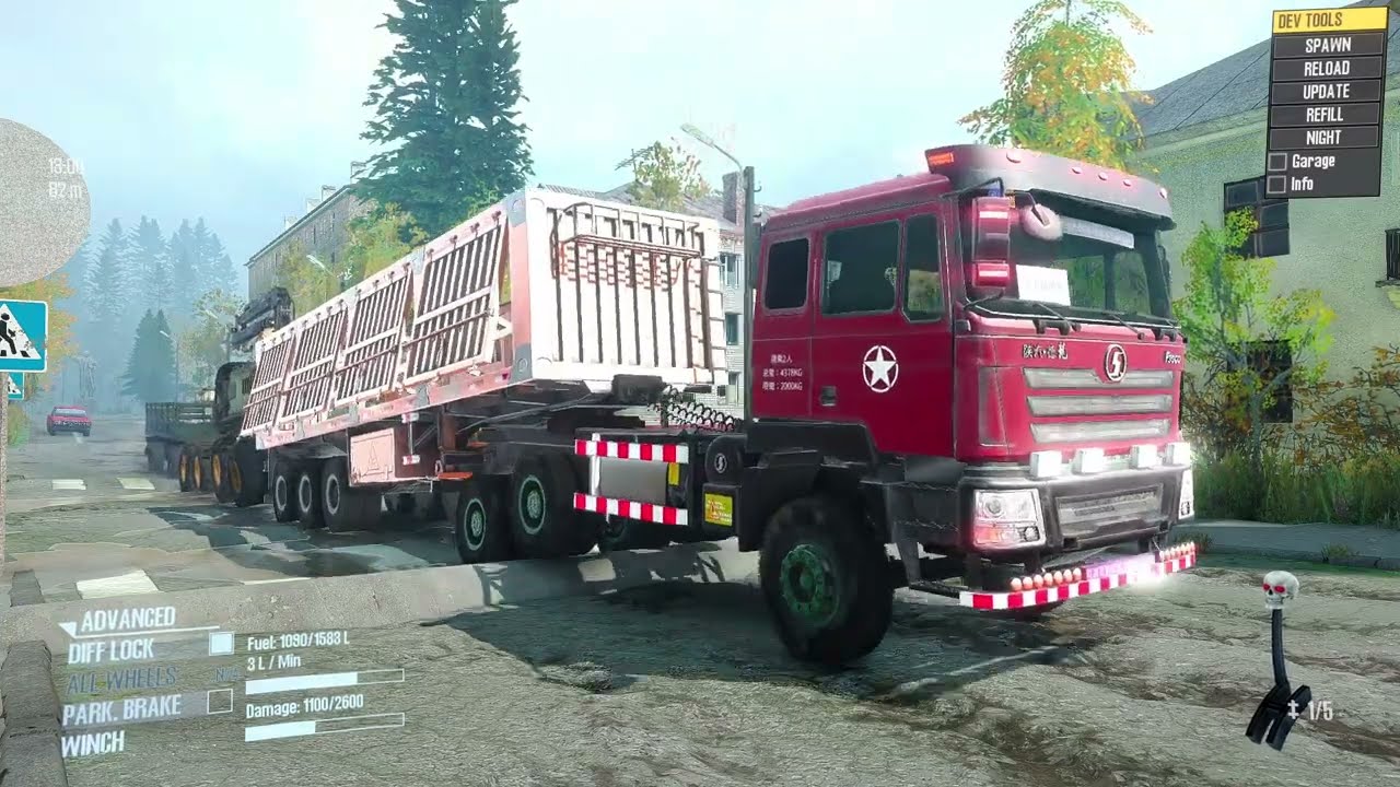 Spintires: Mudrunner | Big Truck Mud Wrestling Match Day1 background