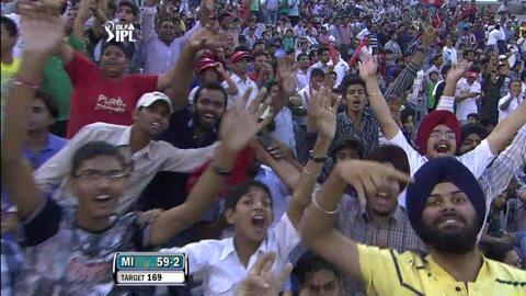 Match 33 KXIP vs MI – Tendulkar's Wicket