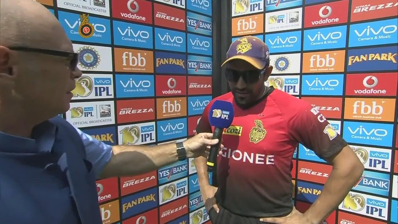 M46: RCB vs KKR – Robin Uthappa Interview