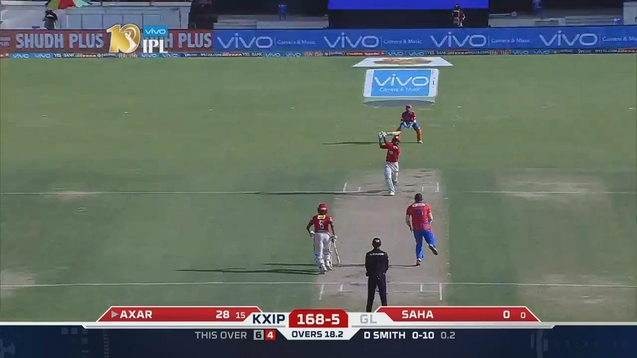 M26: GL vs KXIP – Axar Patel Six background