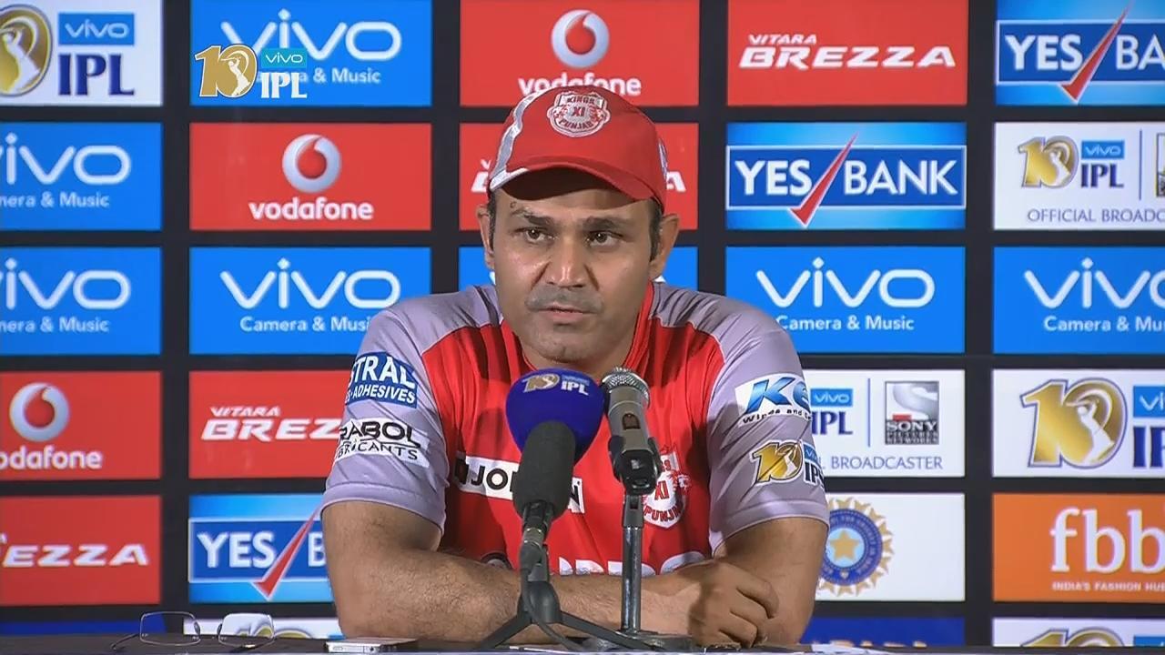 M55: RPS vs KXIP – Press Conference – Virender Sehwag