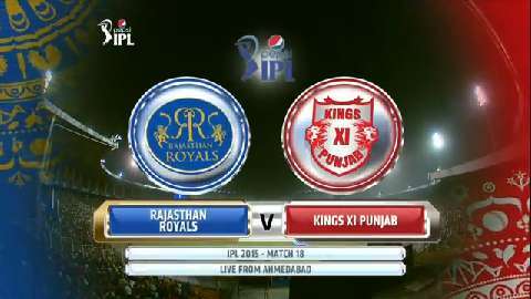 IPL 2015 M18: RR vs KXIP – Match Highlights