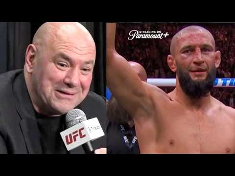 Реакция Даны Уайта на бой Хамзат vs Стрикленд UFC 328