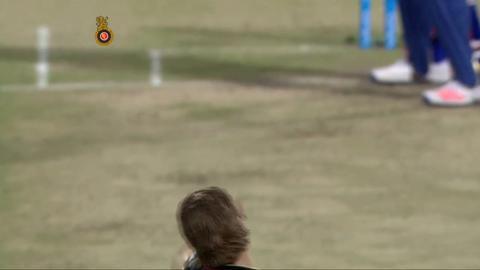 M41: RCB vs MI – Kieron Pollard Six background