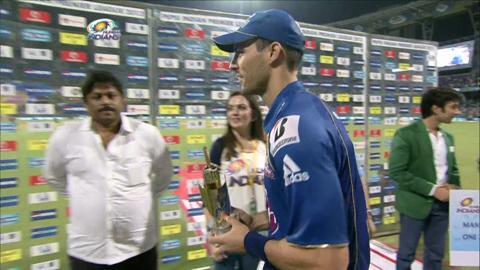 M49: MI vs CSK – Man Of The Match – Mitchell Johnson