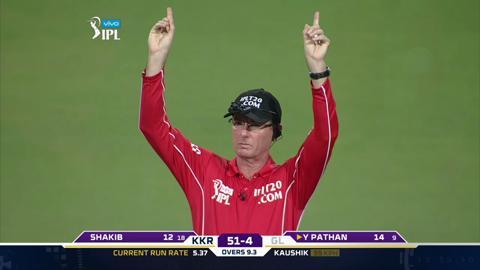M38: KKR vs GL – Yusuf Pathan Six background