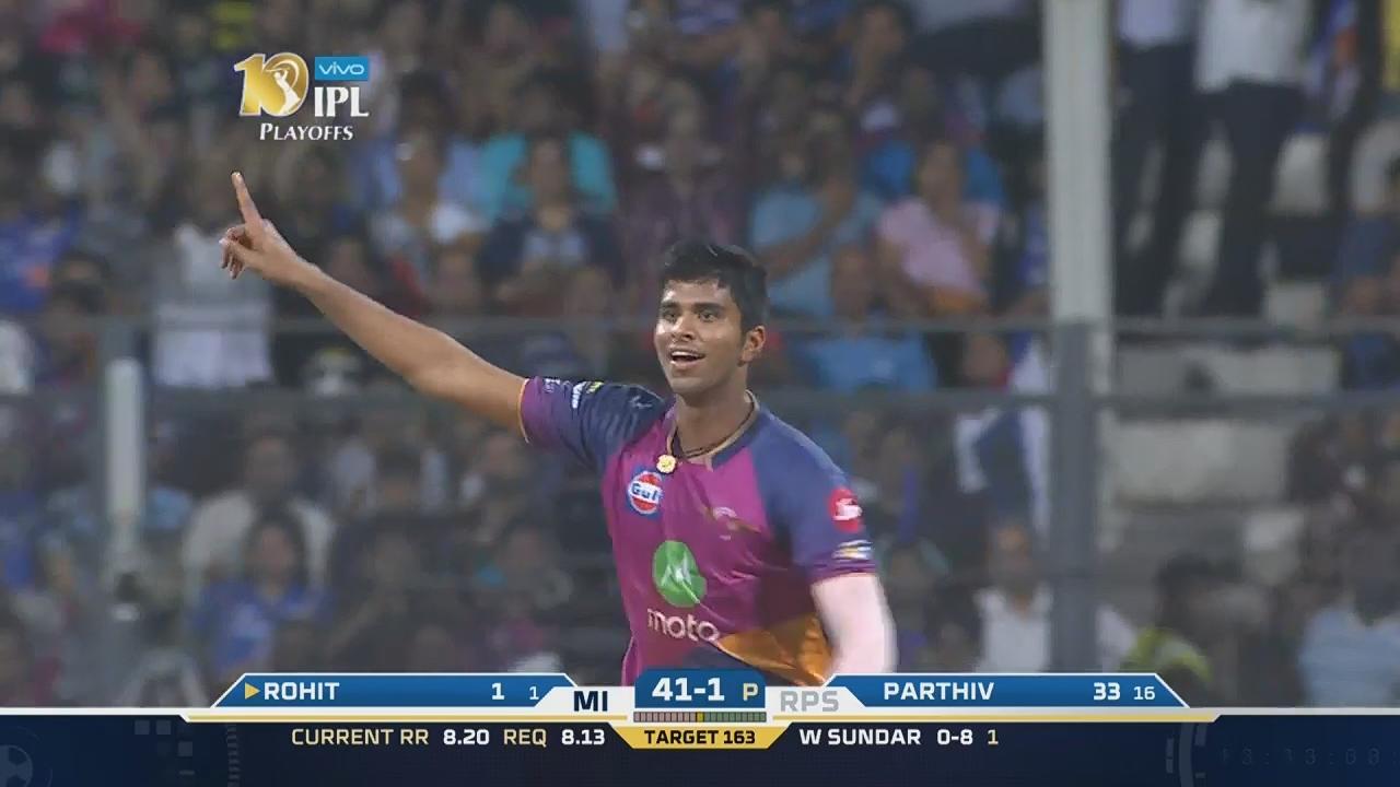 Washington Sundar's triple treat - 3/16 background