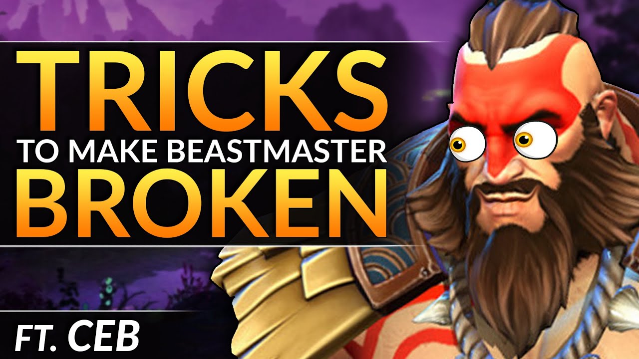 Why CEB ALWAYS CARRIES GAMES: BROKEN Beastmaster Tips and Tricks - Dota 2 Pro Guide