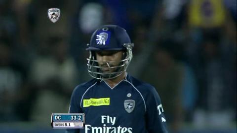 Match 9 DC vs MI – Dhawan's 3rd Six background