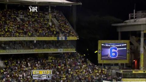 Match 13 CSK vs RCB – du Plessis' 4th Six