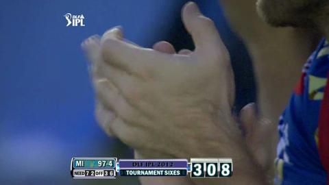Match 33 KXIP vs MI – Sharma's 2nd Six