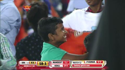 M52: SRH vs RCB – Mandeep Singh Wicket