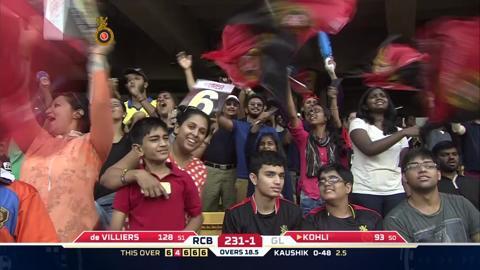 M44: RCB vs GL – Virat Kohli Six