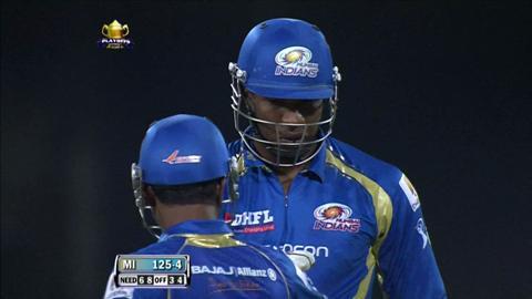 M73: CSK vs MI – Kieron Pollard Six