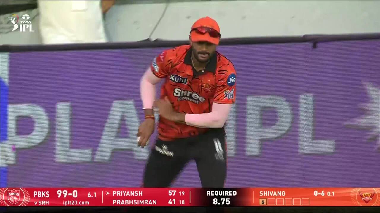 IPL 2026 M17: PBKS vs SRH - Priyansh Arya Six
