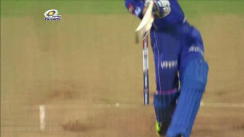 M66: MI vs RR – Ajinkya Rahane Wicket