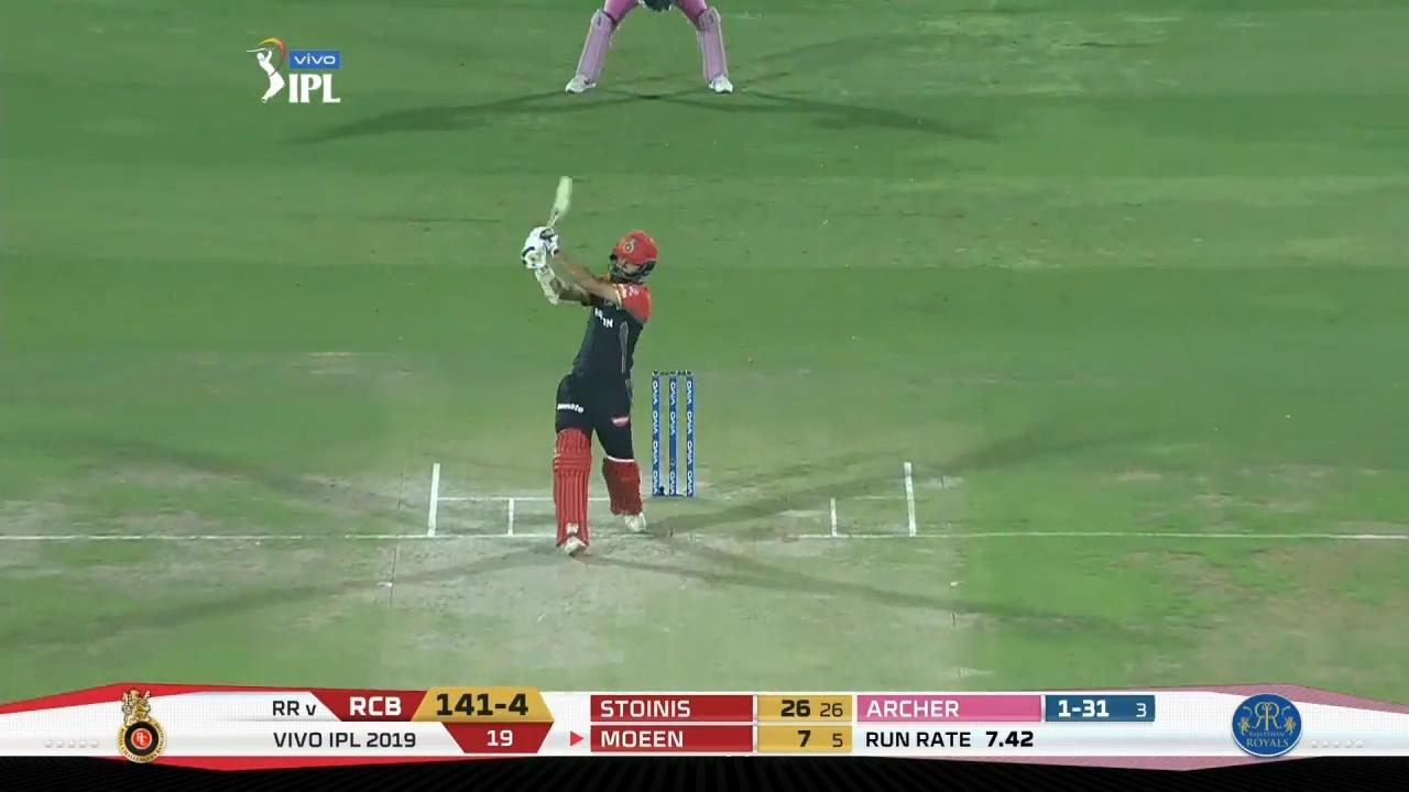 M14: RR vs RCB – Moeen Ali Six background
