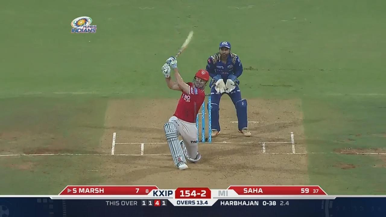 M51: MI vs KXIP – Shaun Marsh Six background