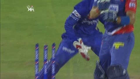 M41: RR vs DD – Kevin Pietersen Wicket