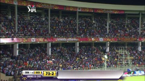 M19: SRH vs KKR – Andre Russell Six