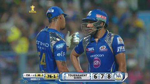 M60: MI vs CSK – Rohit Sharma Six