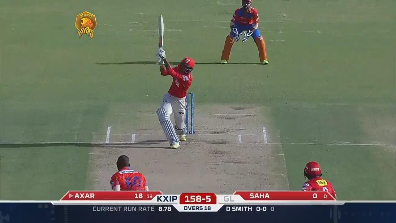 M26: GL vs KXIP – Axar Patel Six background