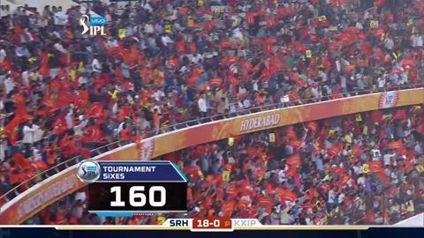 M18: SRH vs KXIP – David Warner Six