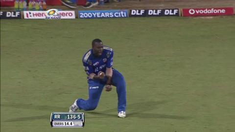 Match 12 MI vs RR – Botha's Wicket