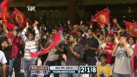 Match 21 RCB vs PWI – Tiwary's Six
