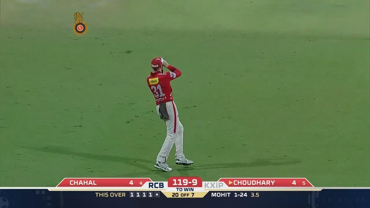 M43: RCB vs KXIP – Aniket Choudhary Wicket