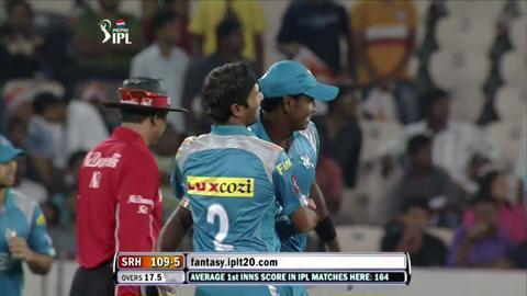 M3: SRH vs PWI – Thisara Perera Wicket