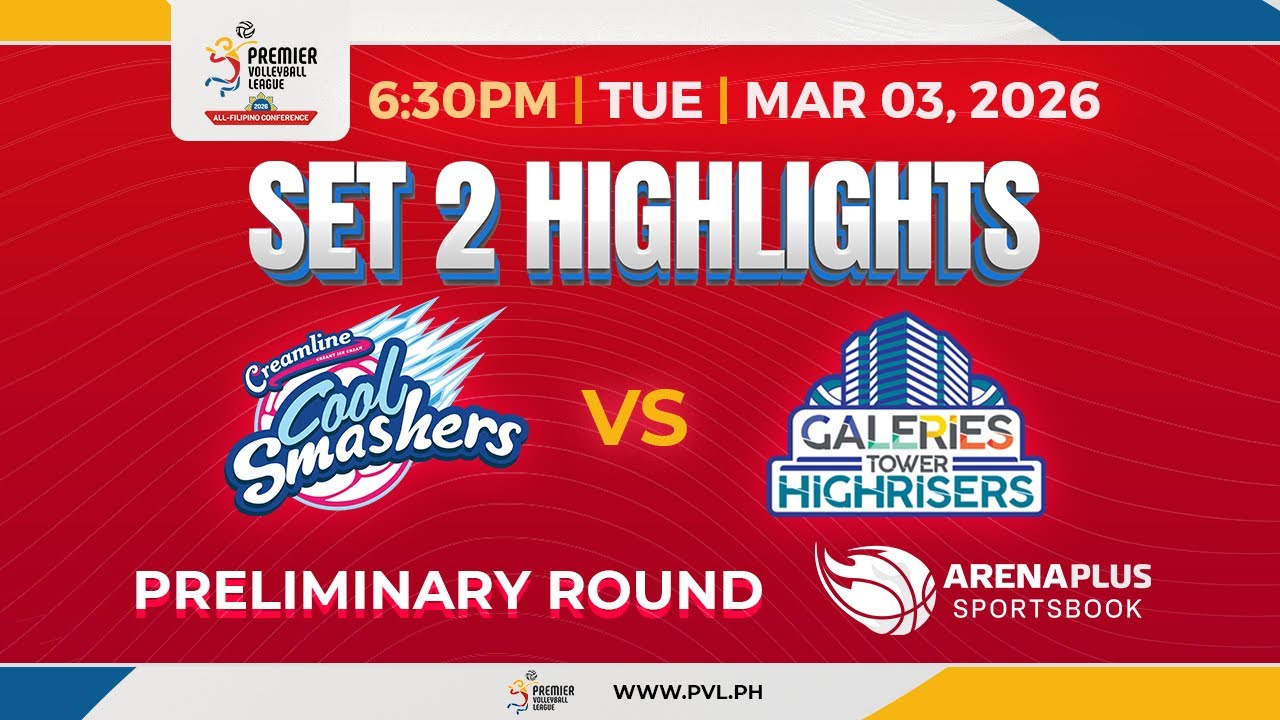 Creamline vs. Galeries - 2nd Set Highlights