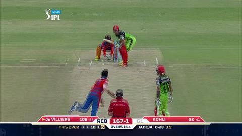 M44: RCB vs GL – AB de Villiers Six