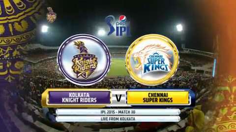 IPL 2015 M30: KKR vs CSK – Match Highlights background