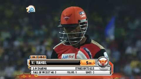M4: CSK vs SRH – Lokesh Rahul Wicket