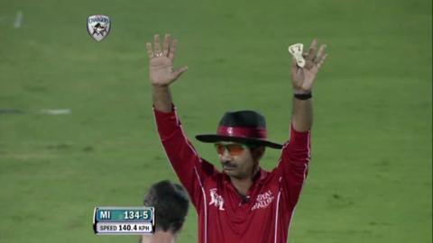 Match 9 DC vs MI – Sharma's 4th Six background