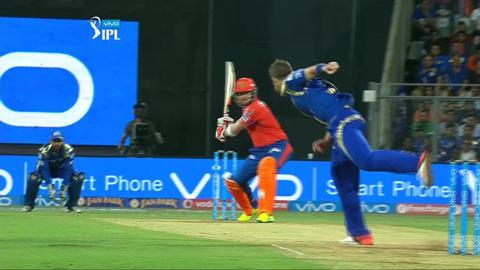 M9: MI vs GL – Brendon McCullum Six background