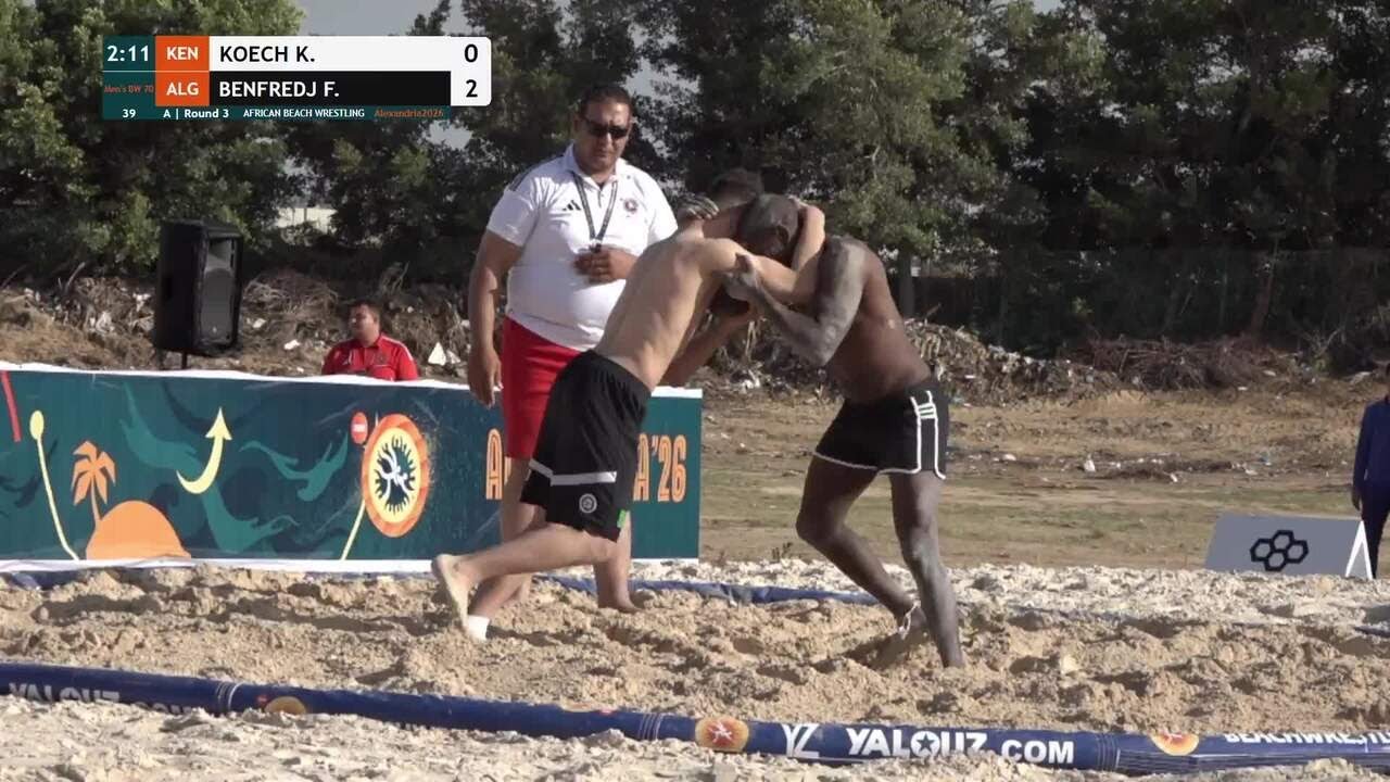 Kenneth KOECH (KEN) vs. Fayssal BENFREDJ (ALG) • A | Round 3 • Men's BW 70Kg