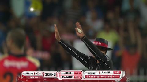 M9: KXIP vs SRH – Glenn Maxwell Six