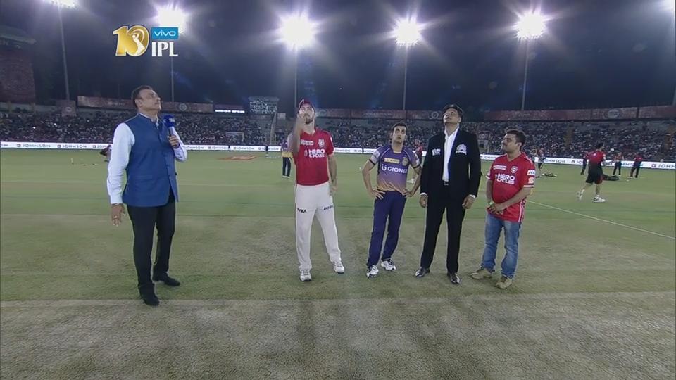 M49: KXIP vs KKR – Toss