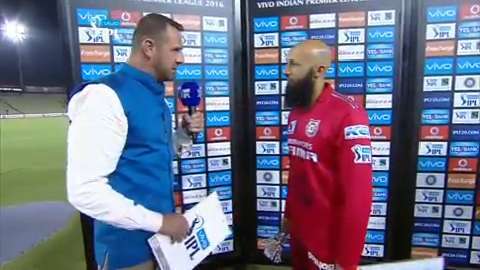M46: KXIP vs SRH – Man of The Match – Hashim Amla