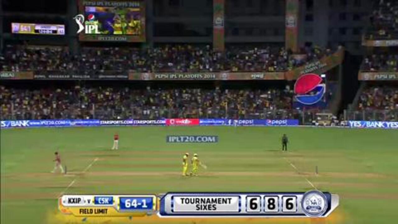 M59: KXIP vs CSK – Suresh Raina Six